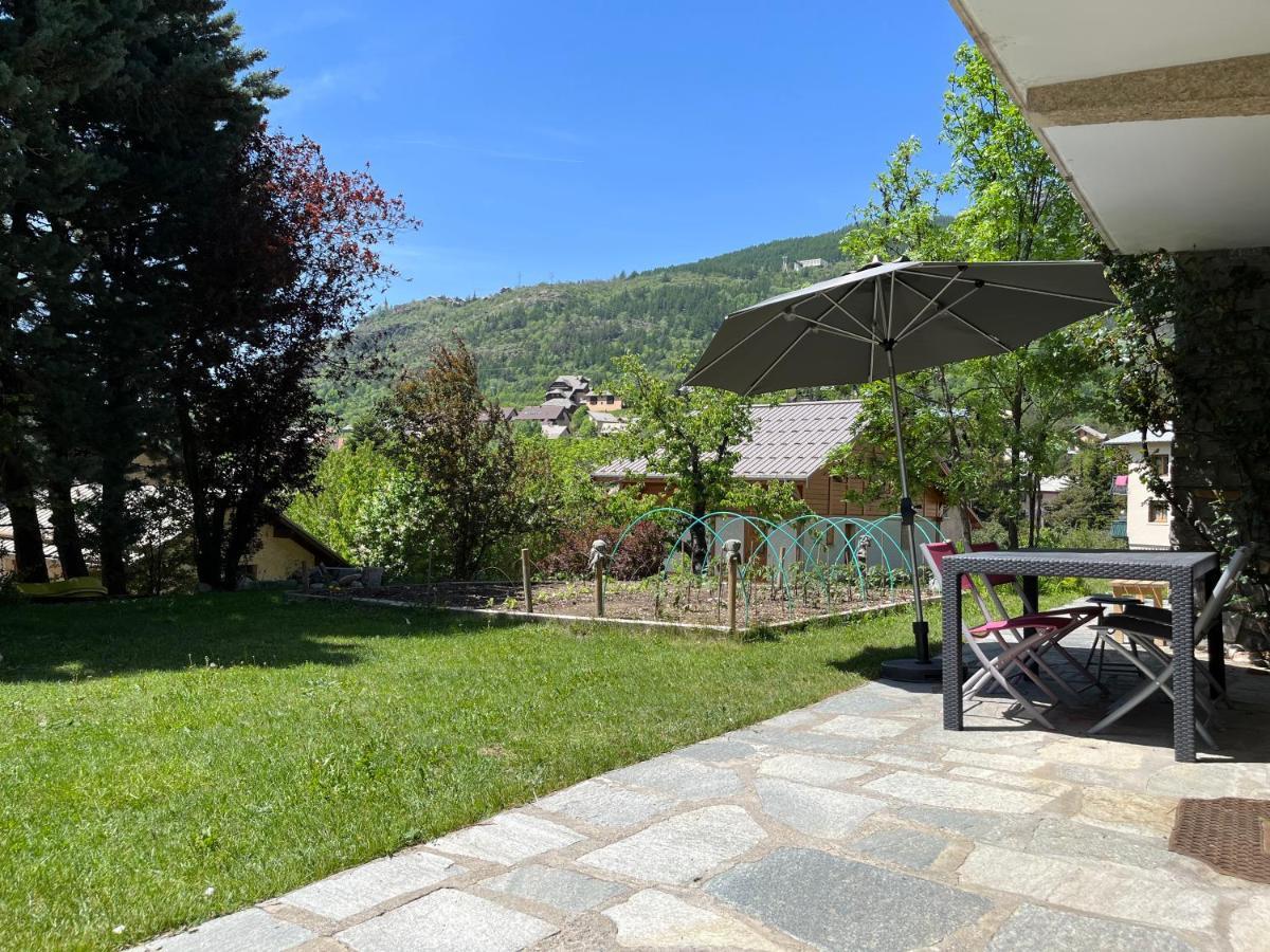 Appartement Rez De Jardin, 2 Chambres/ 4 Personnes, Garage. Briançon Exterior foto